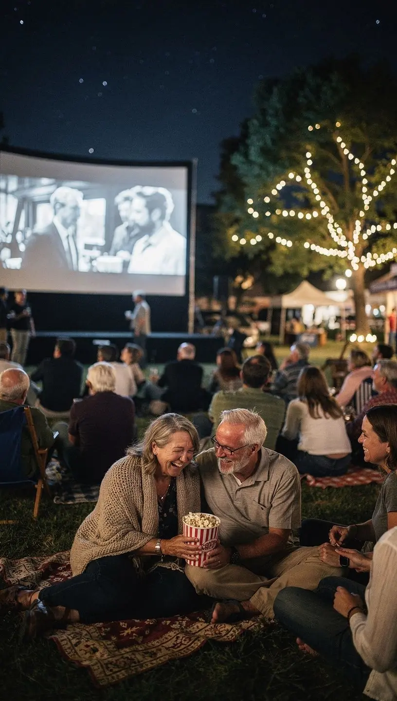 Community event fostering social connections in urban settings